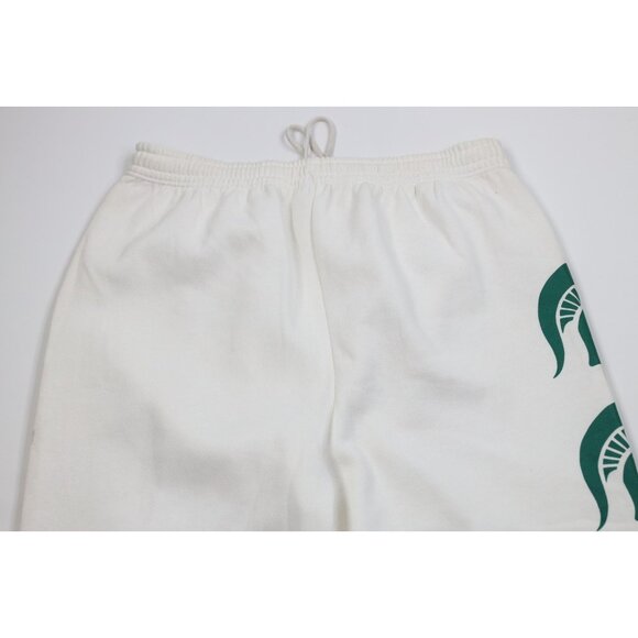 Vintage 90s Mens XL Distressed Michigan State University Sweatpants Joggers USA - Picture 11 of 14